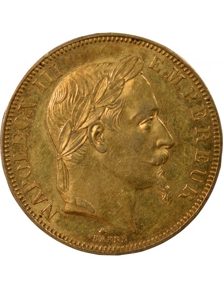 NAPOLEON III ﻿- 50 FRANCS OR 1867 A PARIS