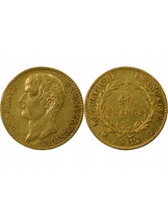 BONAPARTE 1er CONSUL﻿ - 40 FRANCS OR AN 12 A PARIS﻿ 2