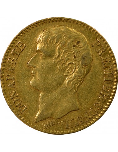 BONAPARTE 1er CONSUL﻿ - 40 FRANCS OR AN 12 A PARIS﻿