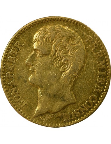 Napoléon Ier, Empereur de France, Roi d'Italie 40 Francs Or AN XI A Paris