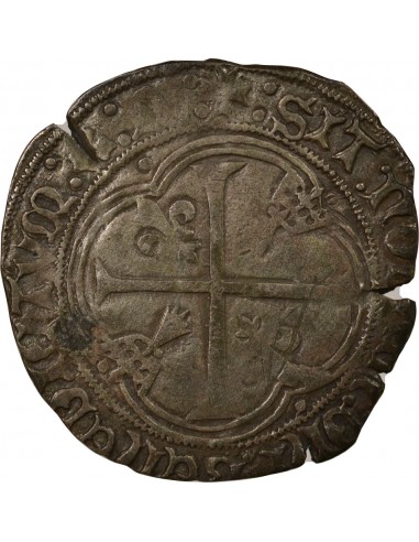Charles VIII 1 blanc Billon 1491-1498 T Nantes