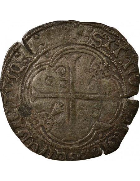 Charles VIII 1 blanc Billon 1491-1498 T Nantes