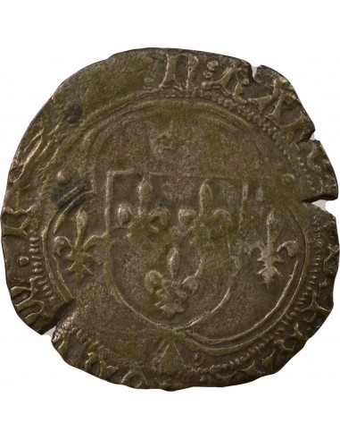 Charles VIII 1 blanc Billon 1491-1498 T Nantes