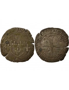 Charles VIII 1 blanc Billon 1491-1498 T Nantes 2