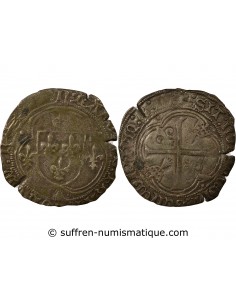 Charles VIII 1 blanc Billon 1491-1498 T Nantes