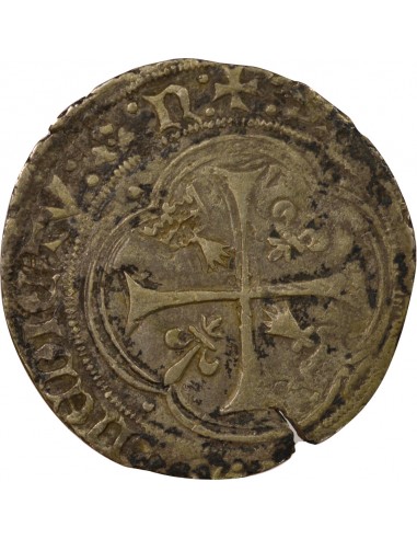 Charles VIII 1 blanc Billon 1491-1498 T Nantes