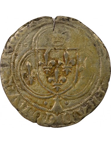 Charles VIII 1 blanc Billon 1491-1498 T Nantes