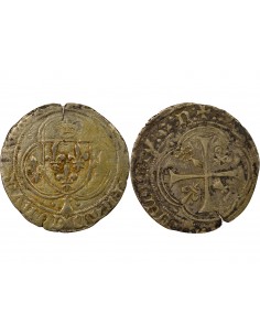 Charles VIII 1 blanc Billon 1491-1498 T Nantes 2