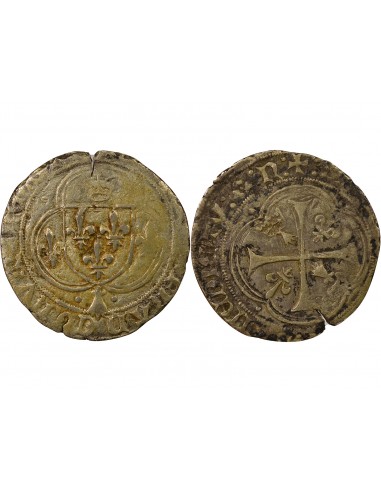 Charles VIII 1 blanc Billon 1491-1498 T Nantes