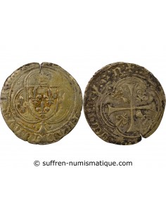 Charles VIII 1 blanc Billon 1491-1498 T Nantes