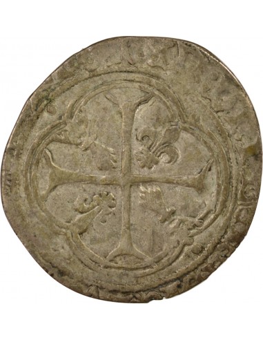 Charles VIII 1 blanc Billon 1491-1498 T Nantes