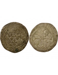 Charles VIII 1 blanc Billon 1491-1498 T Nantes 2