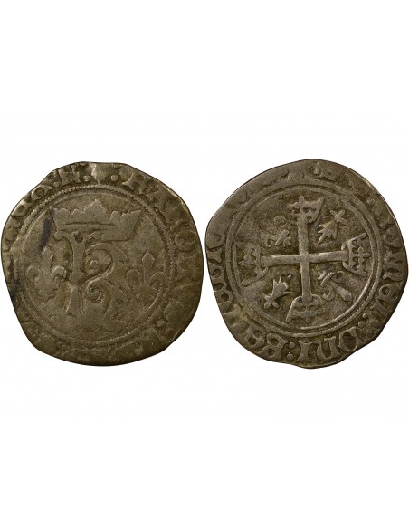 Charles VIII Karolus Billon 1491-1498 9 Rennes