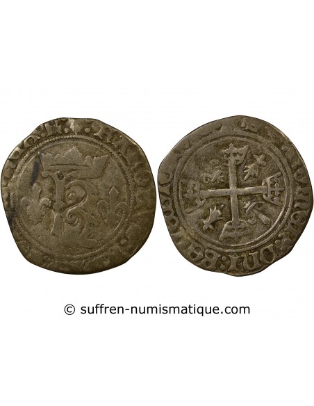 Charles VIII Karolus Billon 1491-1498 9 Rennes