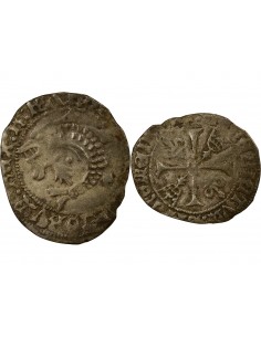 Charles VIII 1 liard Billon 1491-1498 9 Rennes 2