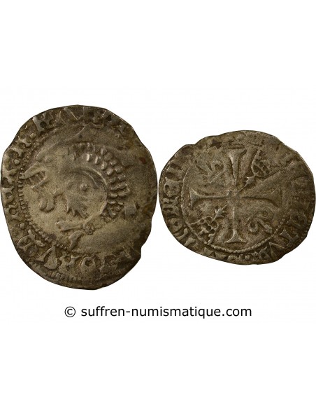Charles VIII 1 liard Billon 1491-1498 9 Rennes