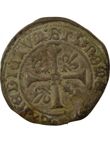 BRETAGNE, CHARLES VIII - LIARD 1492 / 1498 R RENNES