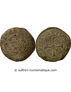 BRETAGNE, CHARLES VIII - LIARD 1492 / 1498 R RENNES
