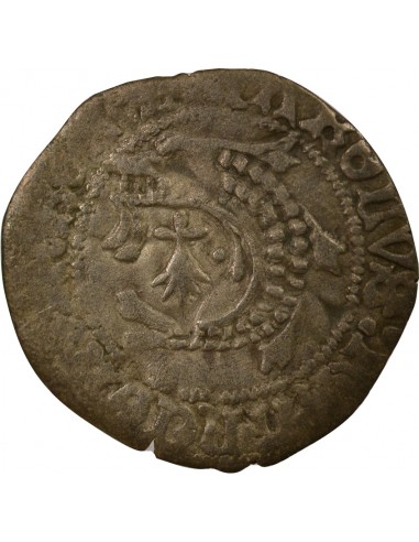 BRETAGNE, CHARLES VIII - LIARD 1492 / 1498 R RENNES