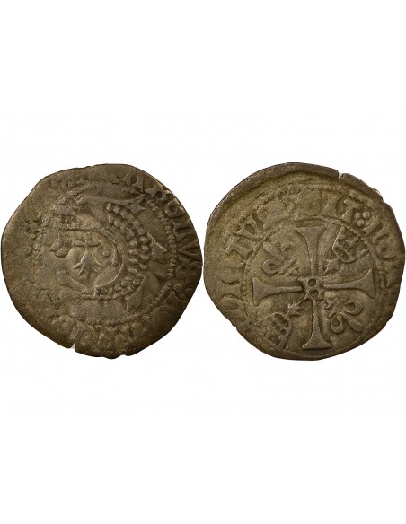 BRETAGNE, CHARLES VIII - LIARD 1492 / 1498 R RENNES