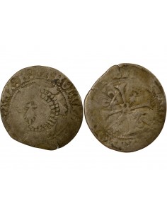 Charles VIII 1 liard Billon 1491-1498 9 Rennes 2