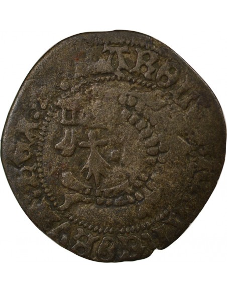 Charles VIII 1 liard Billon 1491-1498 9 Rennes