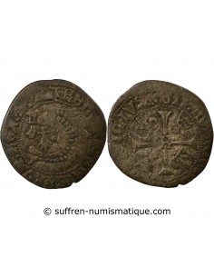 Charles VIII 1 liard Billon 1491-1498 9 Rennes