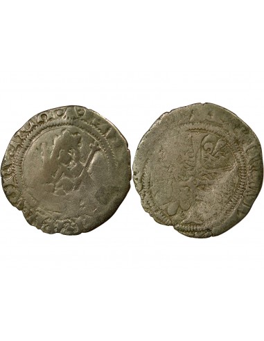 Charles VIII 1 hardi Billon 1491-1498