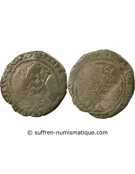 Charles VIII 1 hardi Billon 1491-1498