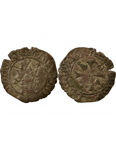 Charles VIII 1 hardi Billon 1491-1498 T Nantes