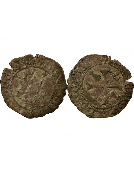 Charles VIII 1 hardi Billon 1491-1498 T Nantes
