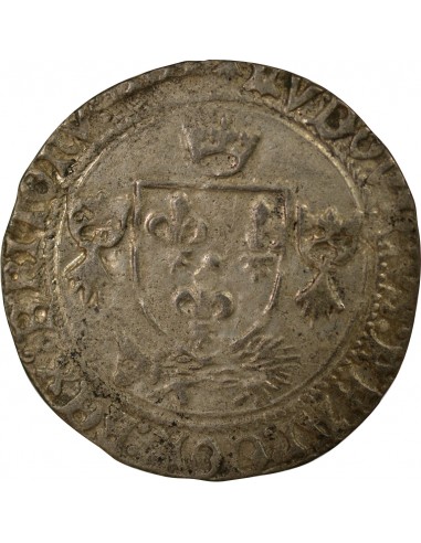 BRETAGNE, LOUIS XII - DOUZAIN AU PORC-EPIC 1507 / 1514 R RENNES