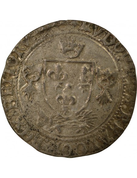 BRETAGNE, LOUIS XII - DOUZAIN AU PORC-EPIC 1507 / 1514 R RENNES