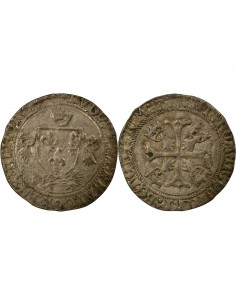 BRETAGNE, LOUIS XII - DOUZAIN AU PORC-EPIC 1507 / 1514 R RENNES 2