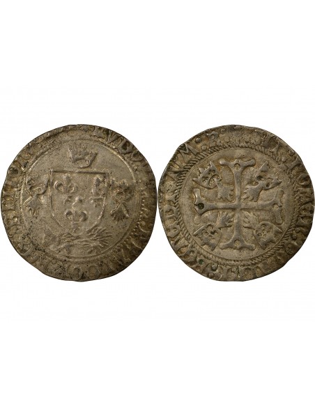 BRETAGNE, LOUIS XII - DOUZAIN AU PORC-EPIC 1507 / 1514 R RENNES