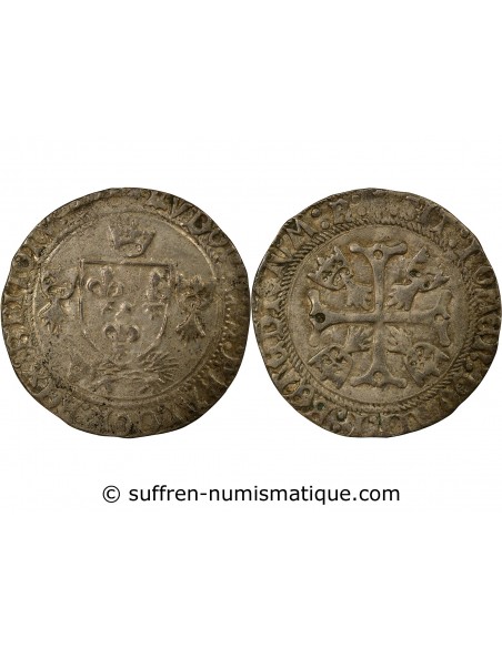 BRETAGNE, LOUIS XII - DOUZAIN AU PORC-EPIC 1507 / 1514 R RENNES