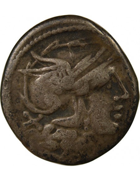 République Romaine 1 denier Argent 169-158 AV JC R Rome