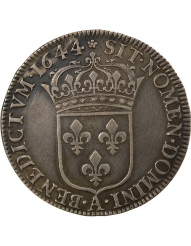 Louis XIV 1/2 Ecu Argent 1644 A Paris