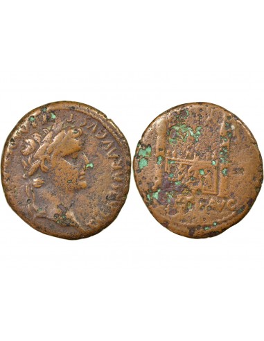 Rome Empire Tibère 1 as Cuivre déc-14 D Lyon