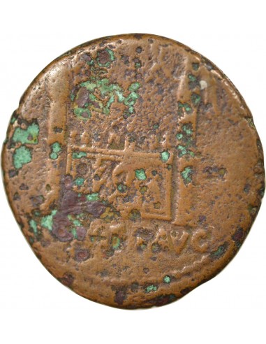 Rome Empire Tibère 1 as Cuivre déc-14 D Lyon