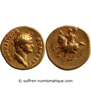 DOMITIEN, CAESAR - AUREUS OR 73 AV JC﻿
