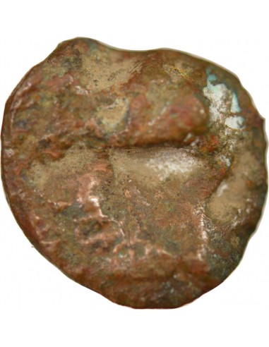 Empire Byzantin Justin II 1/2 Follis Cuivre VIème siècle Carthage