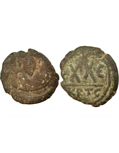Empire Byzantin Phocas 01-févr follis Cuivre 606-607 Carthage