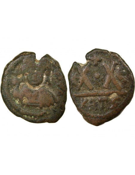 Empire Byzantin Héraclius 01-févr follis Cuivre 610-641 Carthage