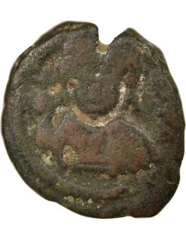 Empire Byzantin Héraclius 1/2 Follis Cuivre 610-641 Carthage