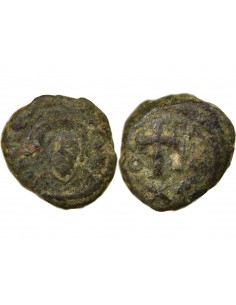 Empire Byzantin Phocas 1 decanummium Cuivre 602-603 Carthage 2
