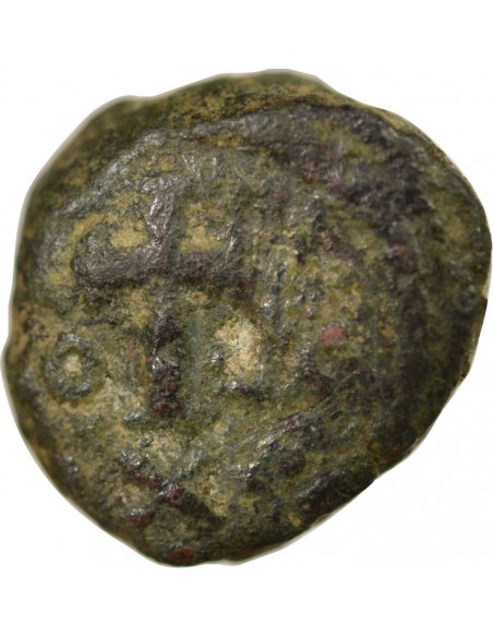 Empire Byzantin Phocas 1 decanummium Cuivre 602-603 Carthage