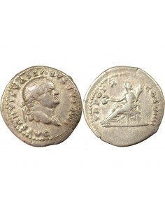 VESPASIEN - DENIER ARGENT - Cérès, 79 ROME 2