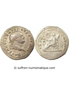 VESPASIEN - DENIER ARGENT - Cérès, 79 ROME