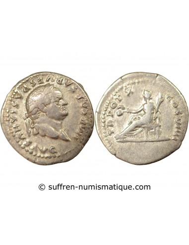 VESPASIEN - DENIER ARGENT - Cérès, 79 ROME